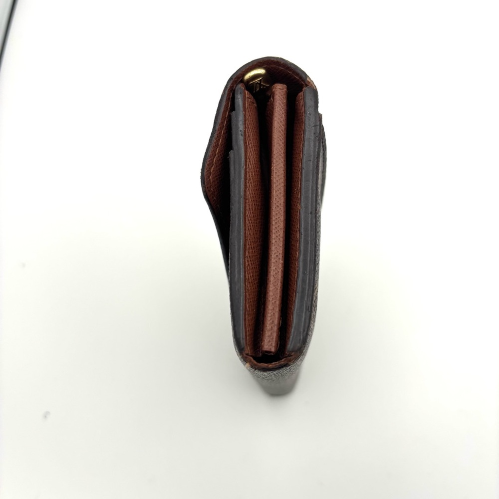 Louis Vuitton Brown Monogram Leather Wallet - Picture 3 of 12